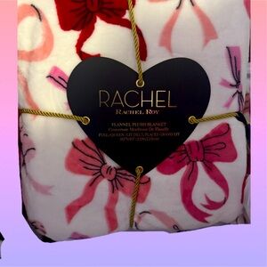 Bow Coquette Viral Blanket Throw Plush Rachel Rachel Roy Valentine Pinkmas Queen